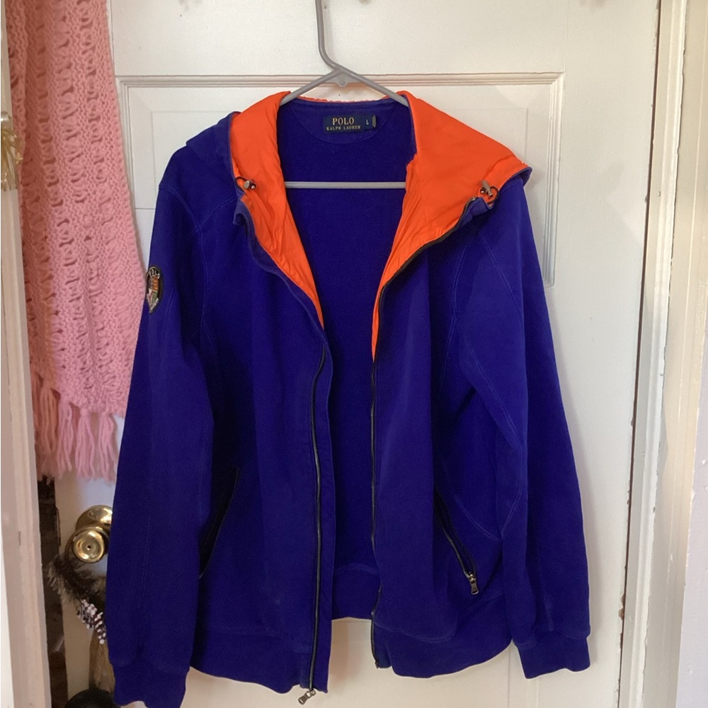 Ralph Lauren Blue and Orange Polo Jacket